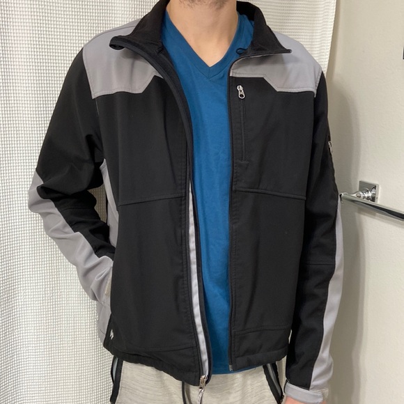 Black Diamond Other - Men’s Black Diamond Double Diamond zip up fleece lined soft shell jacket. Size M